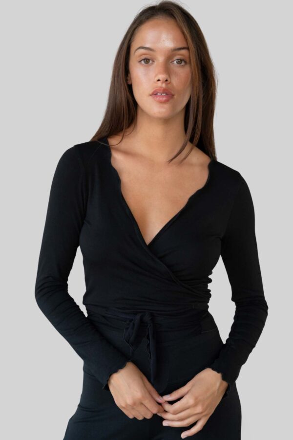 Kira Wrap Top