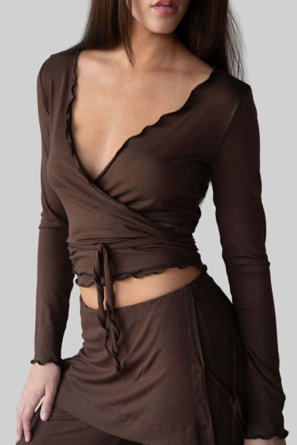 Kira Wrap Top